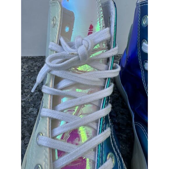 Converse Chuck 70 High Top White Iridescent Mens Size 12. 163786C - Picture 5 of 13